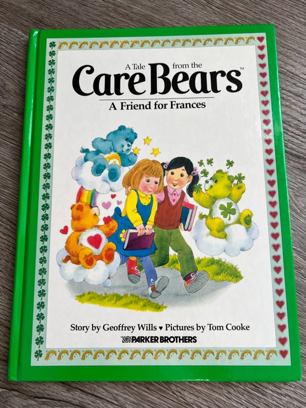 Vintage Care Bears hardcover book A Friend for Frances 1980’s Parker Brothers 🌈
